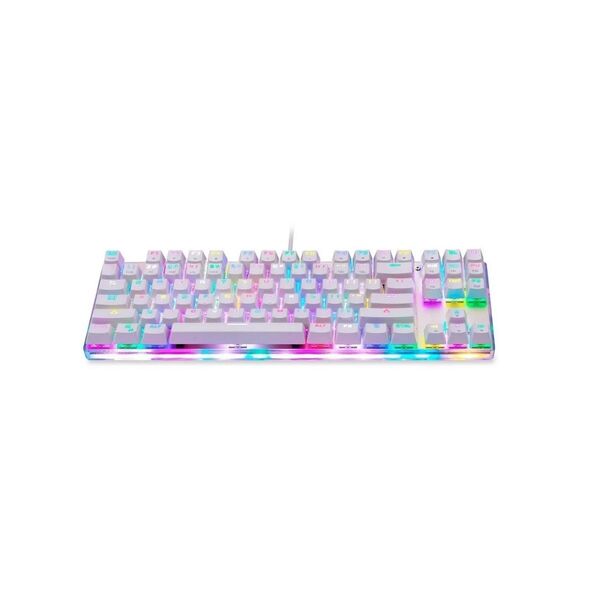 Teclado Gamer Motospeed K87s Usb Branco Switch Rgb