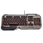 Teclado Gamer Multilaser Warrior Ragnar Superficie Em Metal T