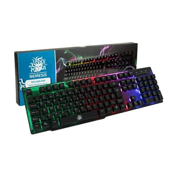 nemmy Teclado Gamer Nemesis 5+ 0040 Semi-mecânico Com Fio | Leroy Merlin