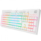 Teclado Gamer Redragon Brahma Pro Lunar White Rgb Mecânico Sw
