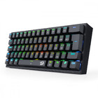 Teclado Gamer Redragon Fizz Rgb Mecânico Switch Blue Preto Ab