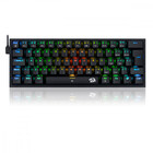 Teclado Gamer Redragon Fizz Rgb Mecânico Switch Blue Preto Ab