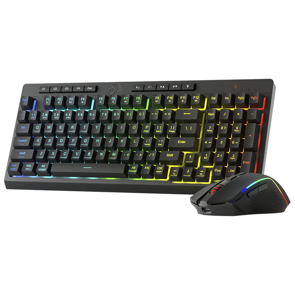 Teclado Gamer Redragon S142 Rylo Pro Combo Wireless / Rgb...