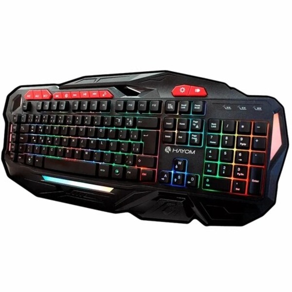 Teclado Gamer Semi Mecanico Hayom Usb Led - Tc3204