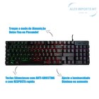 Teclado Gamer Semi Mecânico Iluminado Rgb Em Ptbr