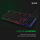 Teclado Gamer Semimecânico Xzone Gts-01 Teclado Gts-01 Na Tec