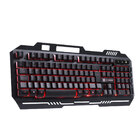 Teclado Gamer Vx Shield Abnt2 Multimidia Led Vermelho 1.8 M U