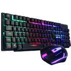 Teclado Hoopson Kit + Mouse Gamer Rgb Preto Tpc-096kp
