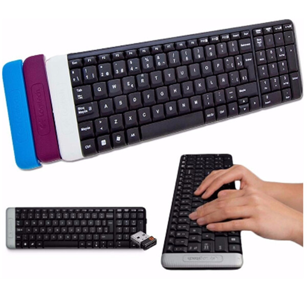 Teclado Logitec Conexão Sem Fio Confiável De Longo Alcance