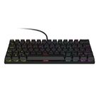 Teclado Mecânico 60% Vinik Anihi Black - Switch Blue - Led Ra
