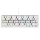 Teclado Mecânico 60% Vinik Anihi White - Switch Red - Led Rai