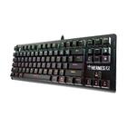 Teclado Mecânico Gamer Gamdias Hermes E2 Switch Blue Com Fio