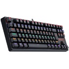 Teclado Mecanico Gamer Redragon Daksa Preto Rainbow Switch Bl