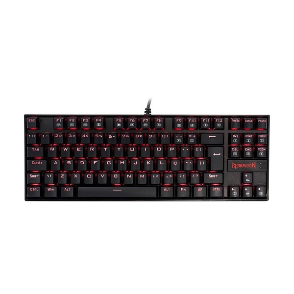 Teclado Mecânico Gamer Redragon Kumara Switch Black Com Fio
