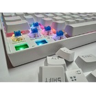 Teclado Mecanico Gamer Redragon Mitra Branco Switch Blue K551