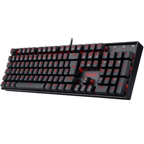 Teclado Mecanico Gamer Redragon Mitra Preto Switch Red K551-1