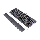 Teclado Mecânico Gamer Redragon Rahu Rgb Switch Blue Com Fio