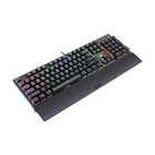 Teclado Mecânico Gamer Redragon Rahu Rgb Switch Blue Com Fio