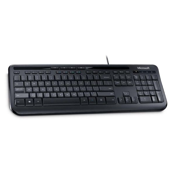 Teclado Microsoft Wired Multimidia 600 Preto Usb - Anb-00005