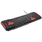 Teclado Multilaser  Tc160 Multimidia Gamer Red Keys Usb Preto