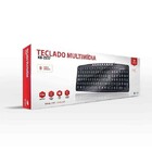 Teclado Multimidia C3 Tech Kb2237-2 Bk Usb Preto