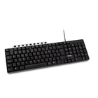 Teclado Multimídia Com Conexão  PS2  Preto