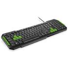 Teclado Multimidia Gamer Teclas Verdes Usb Multilaser Tc201
