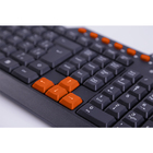 Teclado Multimidia Gamer Usb Action Preto Oex Tc200 Laranja