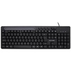 Teclado Multimidia Office Usb Preto Com Apoio Para Smartphone