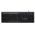 Teclado Multimidia Office Usb Preto Com Apoio Para Smartphone