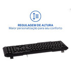 Teclado Multimidia Usb Preto Multilaser- Tc206