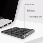 Teclado Numérico Externo Sem Fio Bluetooth 28 Teclas Portátil