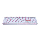 Teclado Redragon Mecanico Mitra Single Color Lunar White Swit