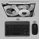 Teclado Sem Fio Bluetooth Recarregável Com Mouse - Preto