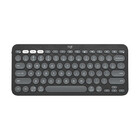 Teclado Sem Fio Logitech Pebble Keys 2 K380s Bluetooth Grafit