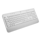Teclado Sem Fio Logitech Signature K650 Bluetooth Usb Branco