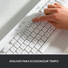 Teclado Sem Fio Logitech Signature K650 Bluetooth Usb Branco