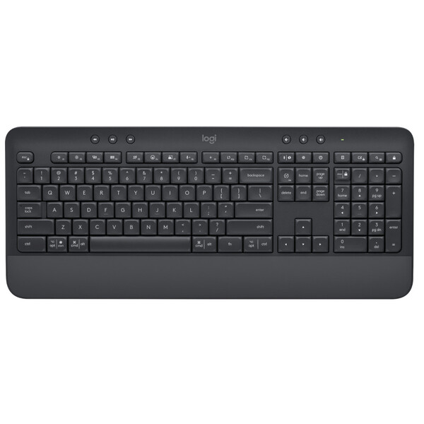 Teclado Sem Fio Logitech Signature K650 Bluetooth Usb Preto U