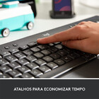 Teclado Sem Fio Logitech Signature K650 Bluetooth Usb Preto U