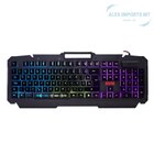 Teclado Usb Gamer  Semi Mecânico Base Metal Com Suporte