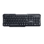 Teclado Usb Gamer Player Preto Membrana Tecla Multimidia Ergo