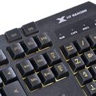 Teclado Usb Gamer Vx Gaming Draco Com Macros, Multimidia Led
