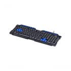 Teclado Usb Gamer Vx Gaming Dragon V2 Abnt2 1.8m Preto Com Az