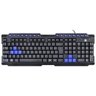 Teclado Usb Gamer Vx Gaming Dragon V2 Abnt2 1.8m Preto Com Az