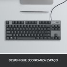 Teclado Usb Logitech Gamer Mecanico K835 Tkl Aluminio