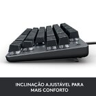 Teclado Usb Logitech Gamer Mecanico K835 Tkl Aluminio