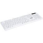 Teclado Usb Multimidia Slim Branco - Teclas Chocolate - Cabo