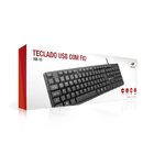 Teclado Usb Padrao Kb-15bk Preto C3 Tech