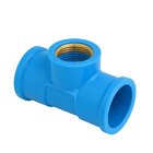 Tee Azul Bucha Latão 25mm X 1/2'pol 20 Peças Krona