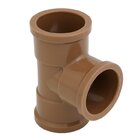 Tee Krona De Redução Soldável 50x32mm - Embalagem Com 6 Unida